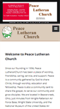 Mobile Screenshot of peacebeavercreek.org